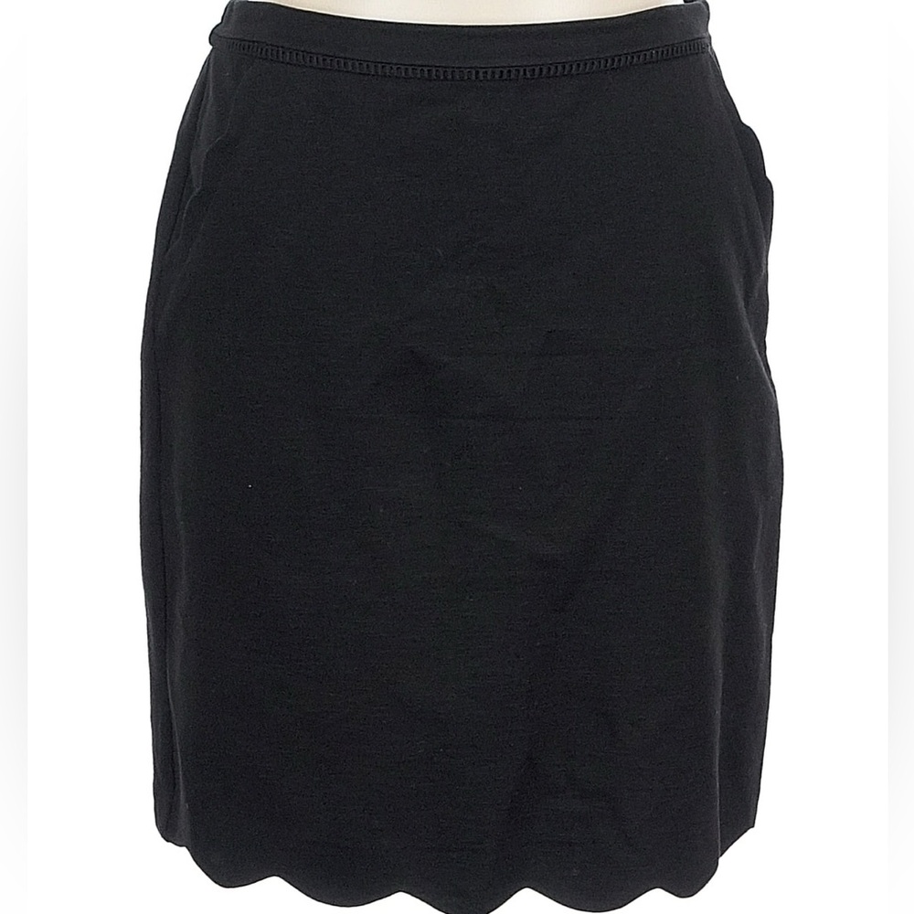 Skies Are Blue Black Pencil Skirt
